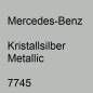 Preview: Mercedes-Benz, Kristallsilber Metallic, 7745.